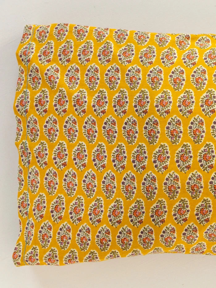 Mix & Match Cotton Pillowcase, Single - Golden Marigold-view 3
