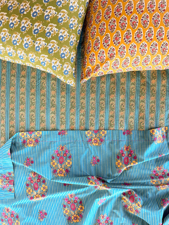 Mix & Match Cotton Pillowcase, Single - Golden Marigold-view 4