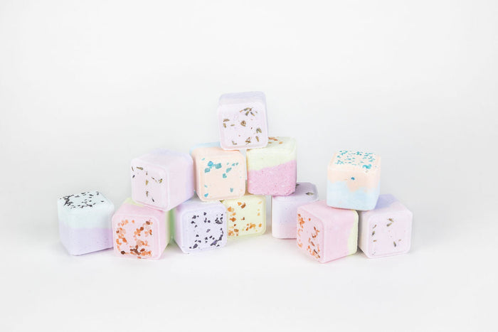 Other view of Mixed Scent Shower Steamers Gift Set - 5 natural aromatherapy shower fizzies overview | Lizush