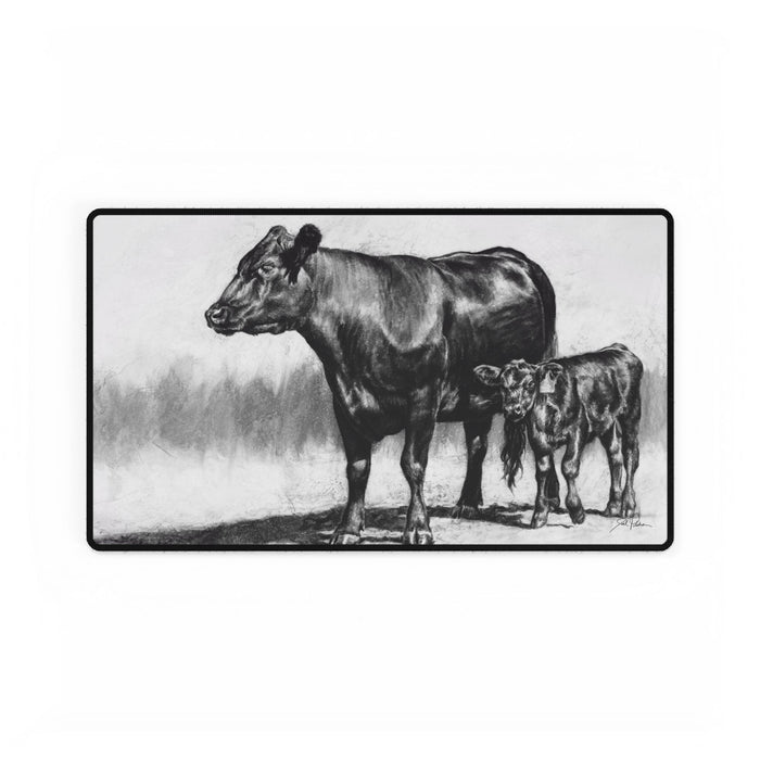 "Momma Cow and Calf" Mouse Pad