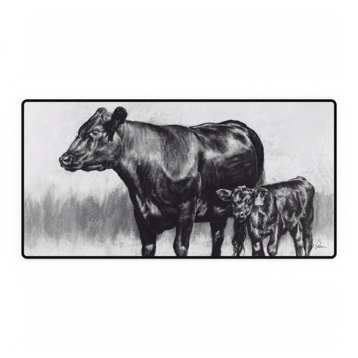 "Momma Cow and Calf" Mouse Pad