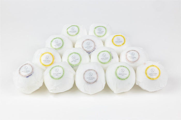 Other view of Natural Bath Bomb Gift Box - 14 handmade aromatherapy bath bombs set | Lizush