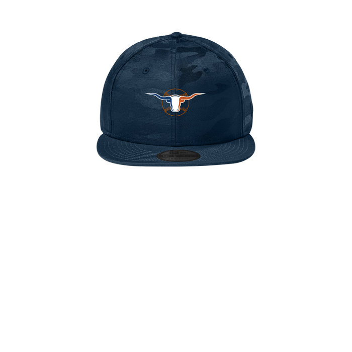 New Era® Camo Flat Bill Snapback Cap