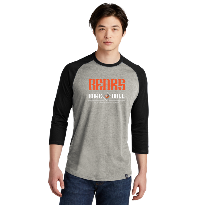 New Era® Heritage Blend 3/4-Sleeve Baseball Raglan Tee