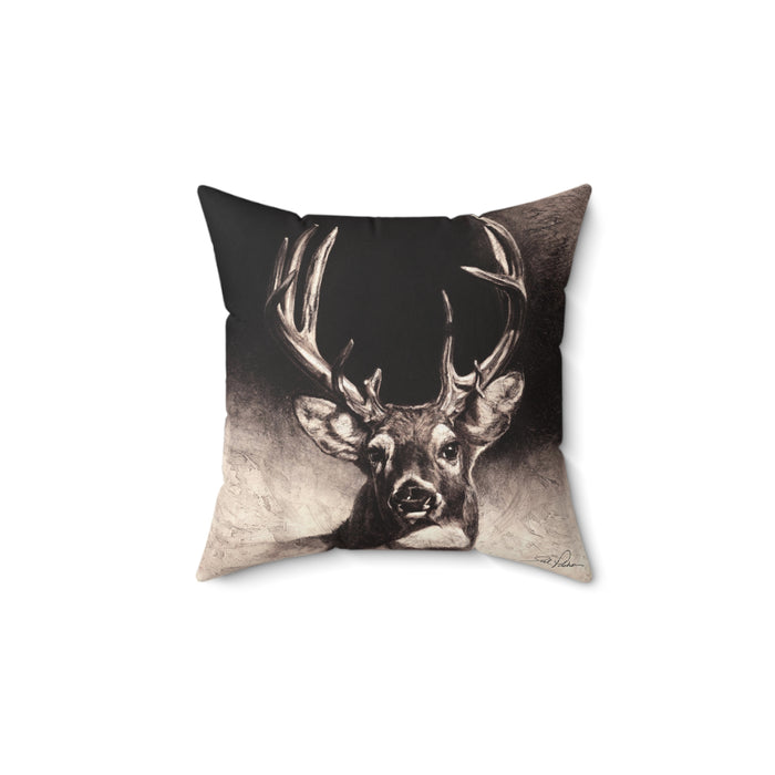 "Nice Buck" Square Pillow.
