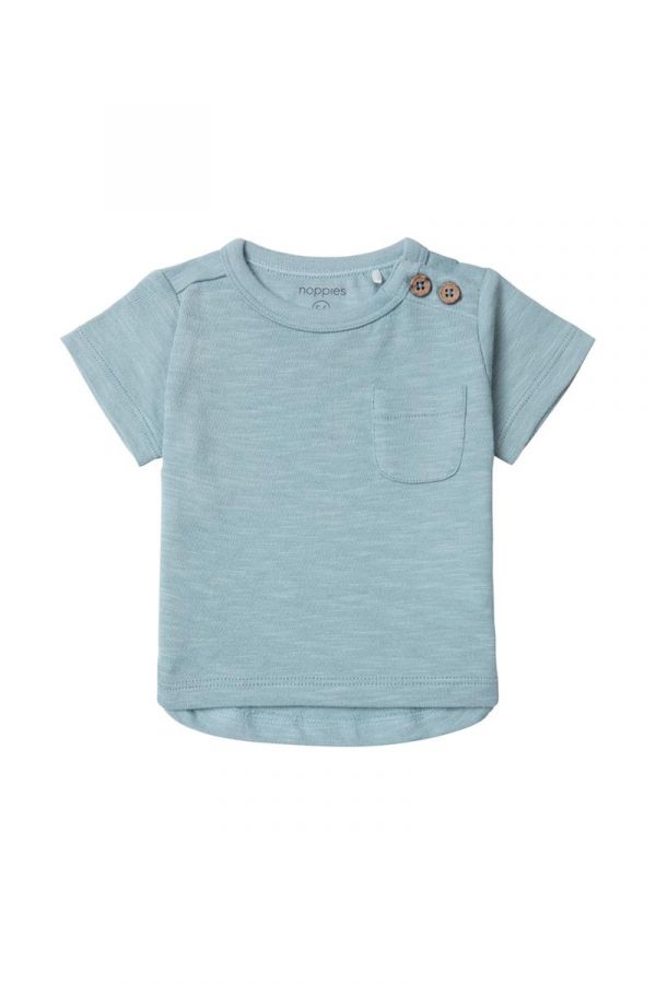 Noppies Boys Short Sleeve Tee Bartlett - Blue Fog Arona