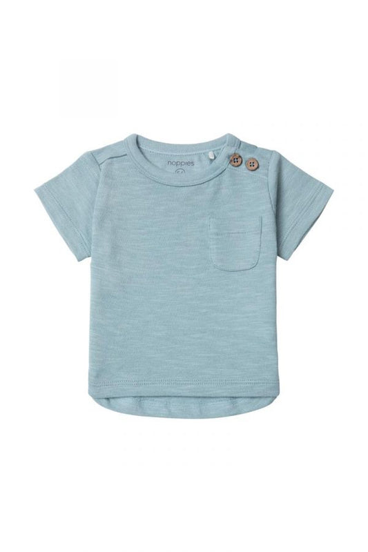 Noppies Boys Short Sleeve Tee Bartlett - Blue Fog Arona