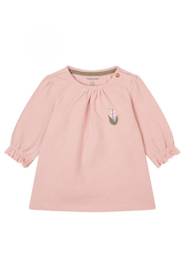 Noppies Foam Long Sleeve Dress - Pale Mauve