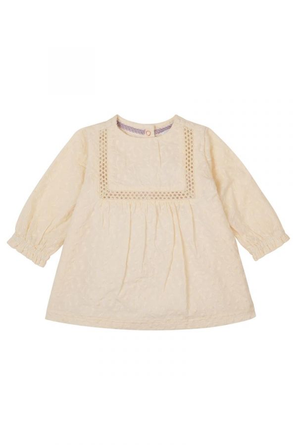 Noppies Fuerte Long Sleeve Dress - Buttercream