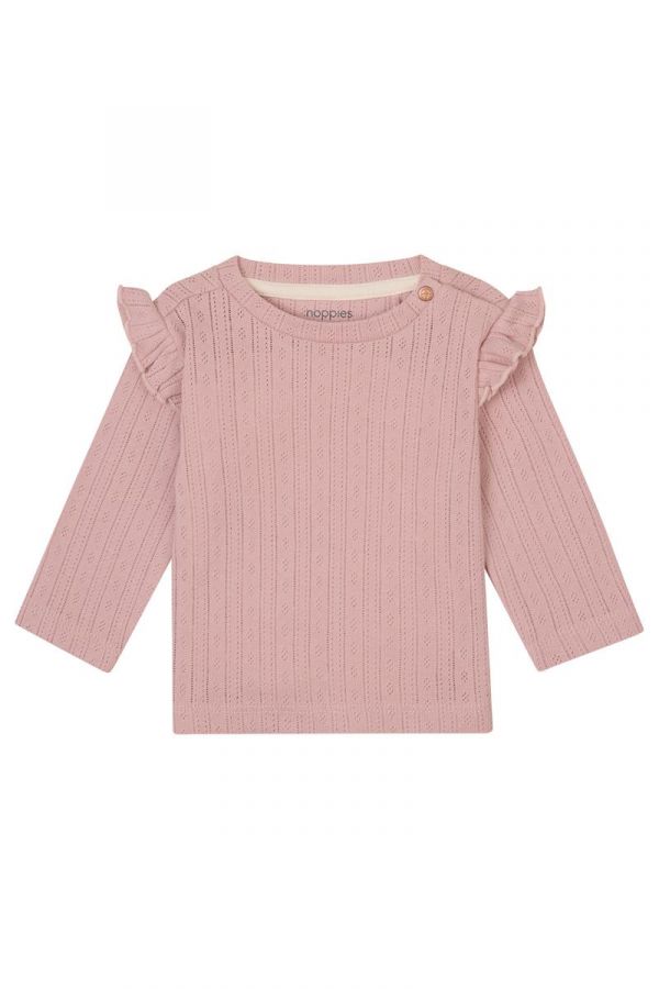 Noppies Long Sleeve Fumel Tee - Pale Mauve