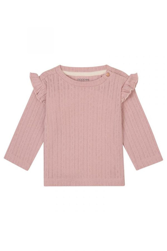 Noppies Long Sleeve Fumel Tee - Pale Mauve