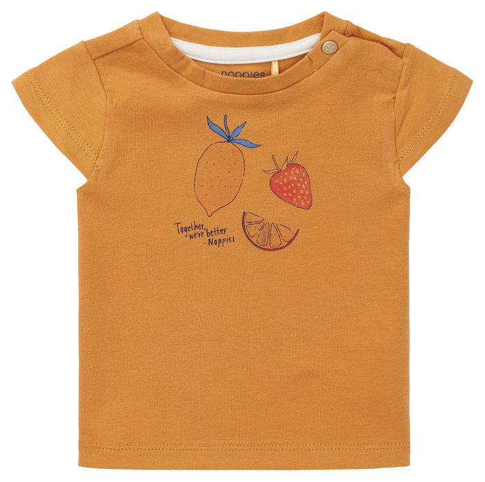 Noppies Short Sleeve Alcobendas Tee - Amber Gold