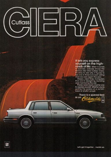Oldsmobile Cutlass Ciera Keychain Classic Car Automotive Collectible