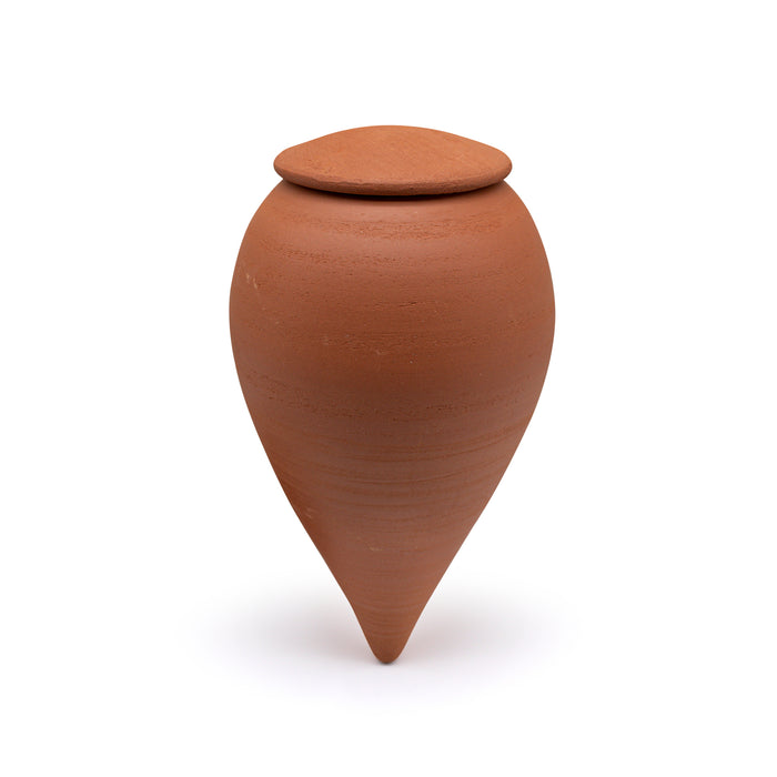 300ml Olla Irrigation Pot with lid on.