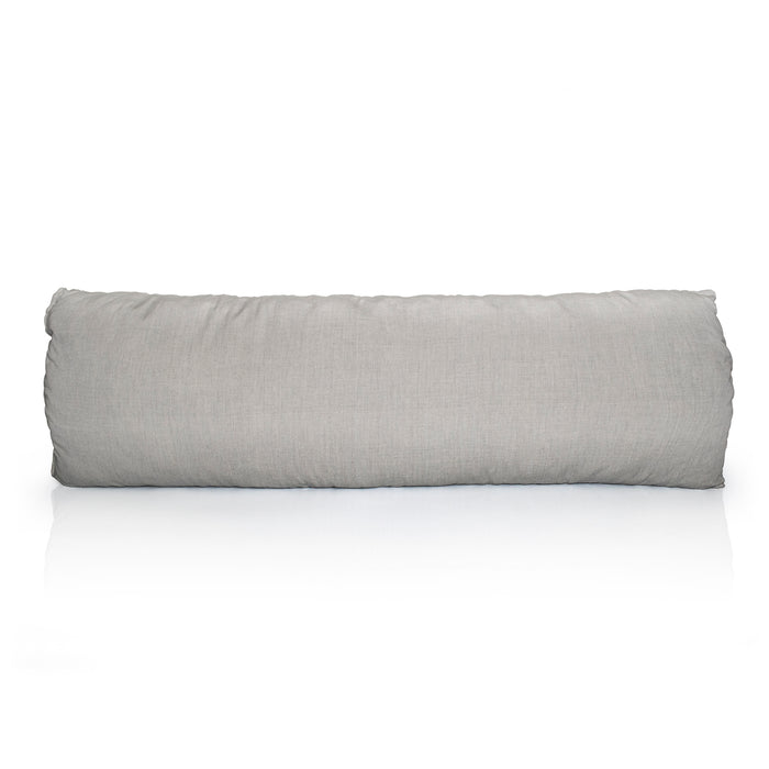 Stone Coloured Cotton Door Draught Excluder for internal doors.