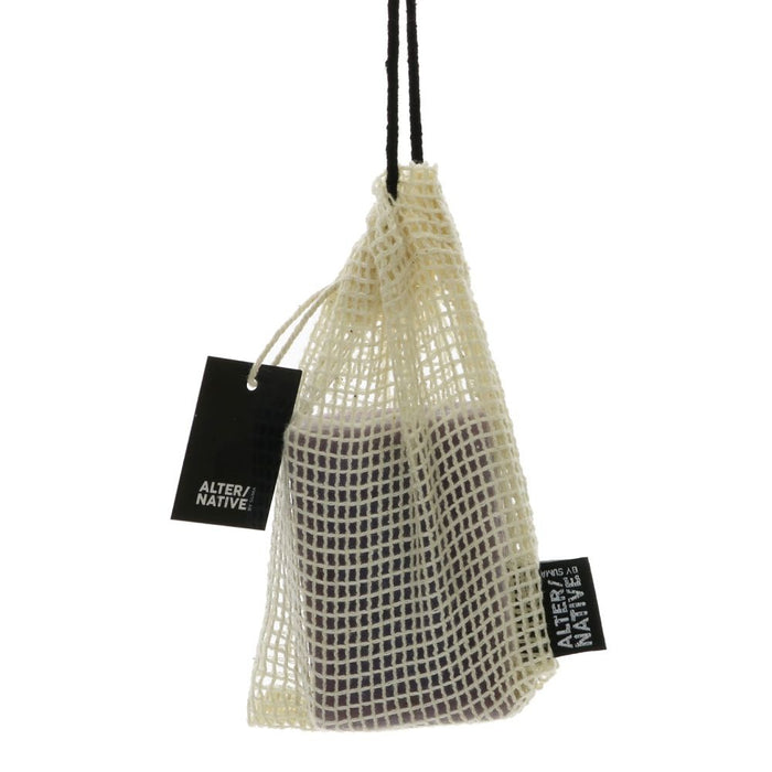 Zero-waste, compostable small bag.