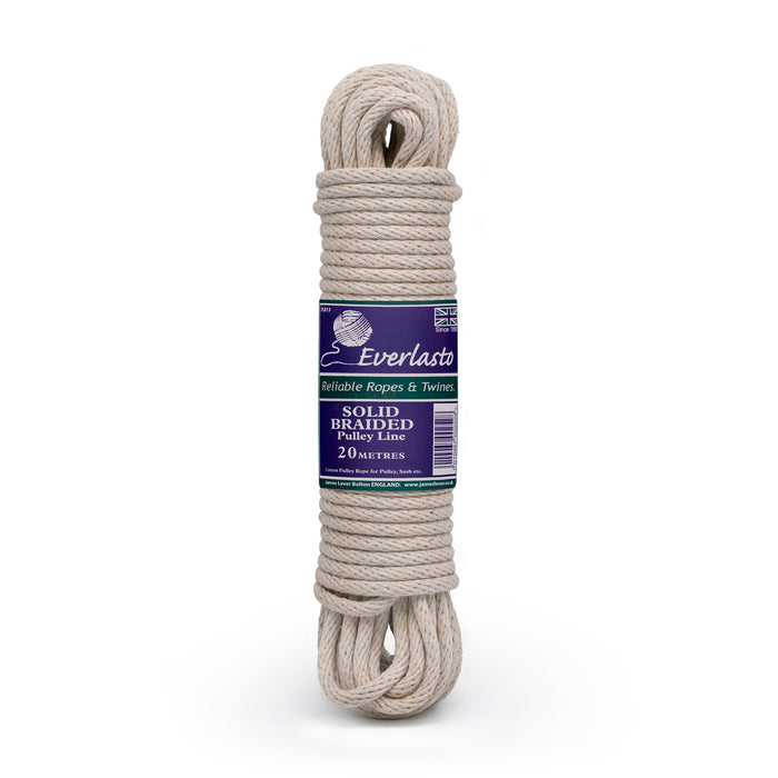 20metre length of Everlasto braided cotton washing line by James Lever