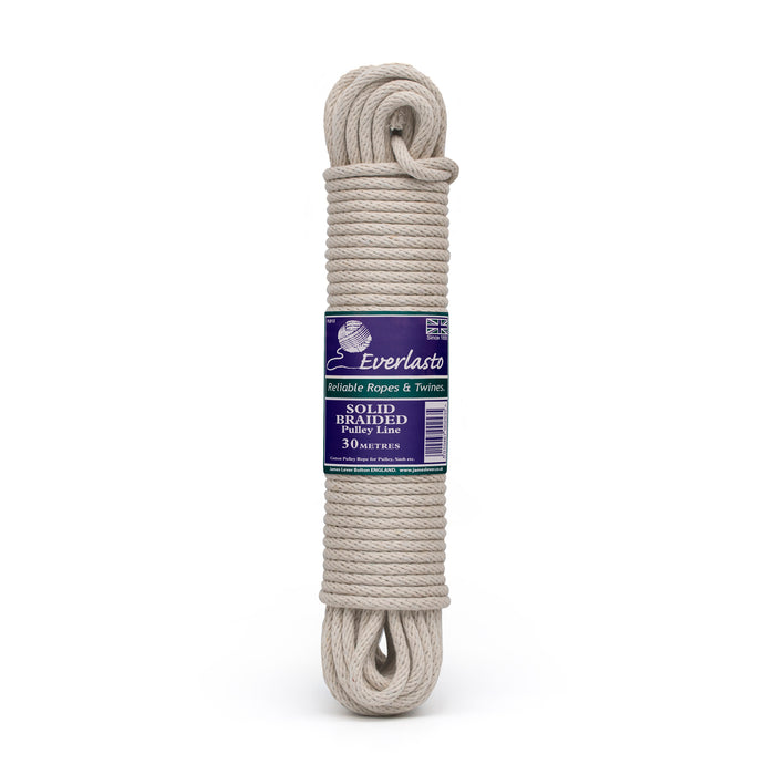 30 yard length of Everlasto braided cotton washing line by James Lever