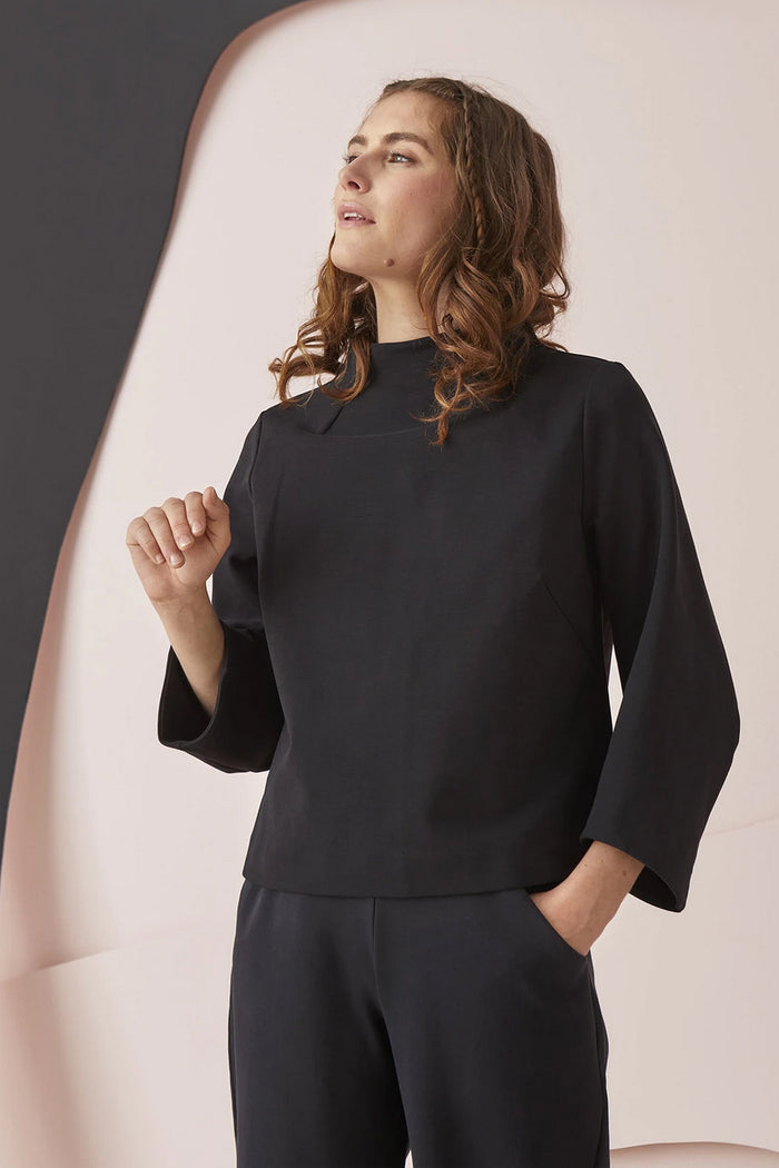 Papu Hexacon Black Blouse