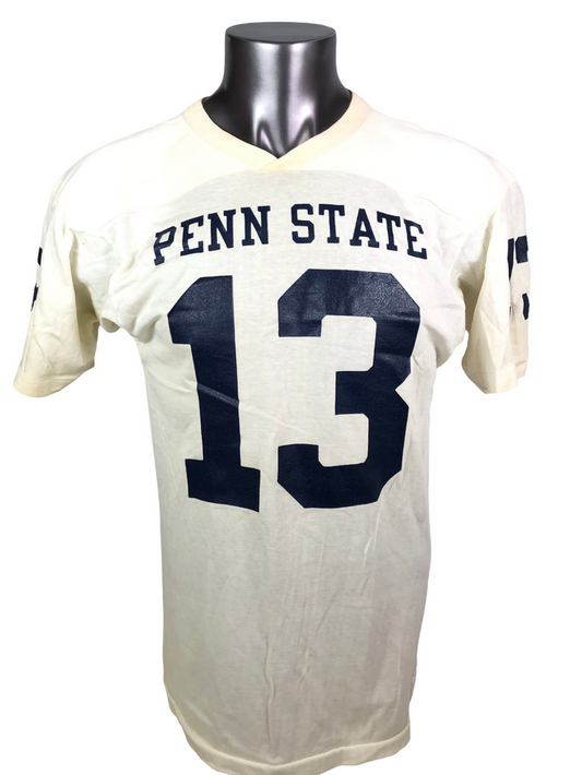 PENN STATE UNIVERSITY VINTAGE 1980'S FOOTBALL #13 CHAMPION JERSEY
