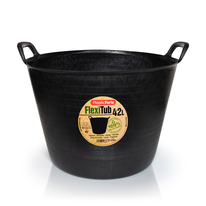 Strong and durable plastic tub, huge 42 litres.