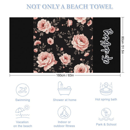 Plus size beach towel 160x80cm