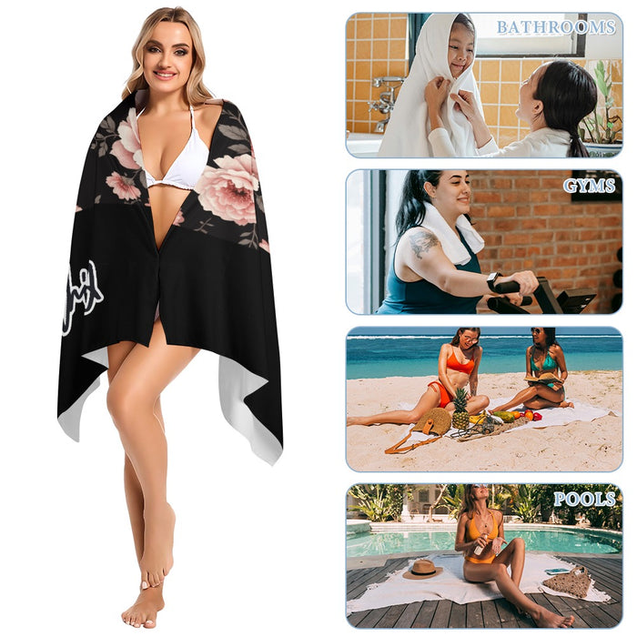 Plus size beach towel 160x80cm
