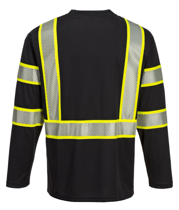 Portwest LLC S346 Iona Plus Hi-Vis Long Sleeve T-Shirt