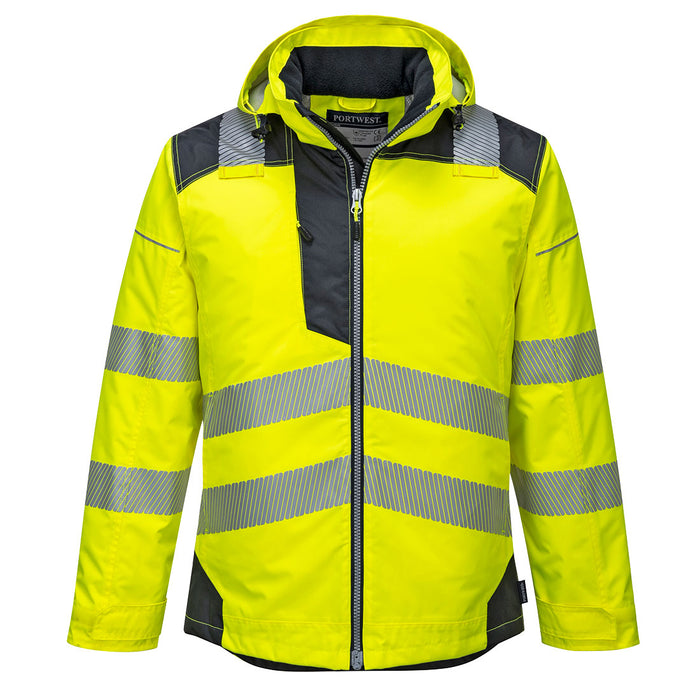 Portwest T400YBR Hi-Vis ANSI 3 Winter Reflective Coat
