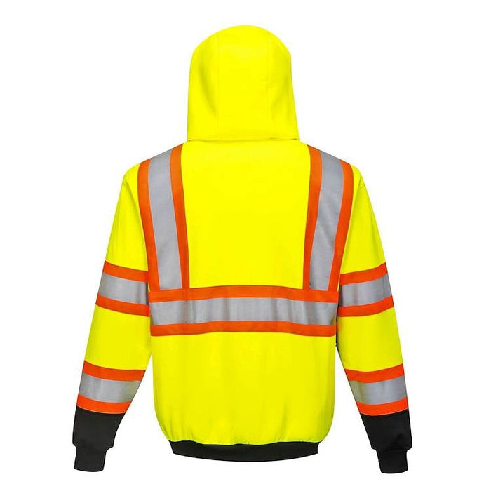 Portwest UB316YBR Kansas Hi-Vis Full-Zip Hoody