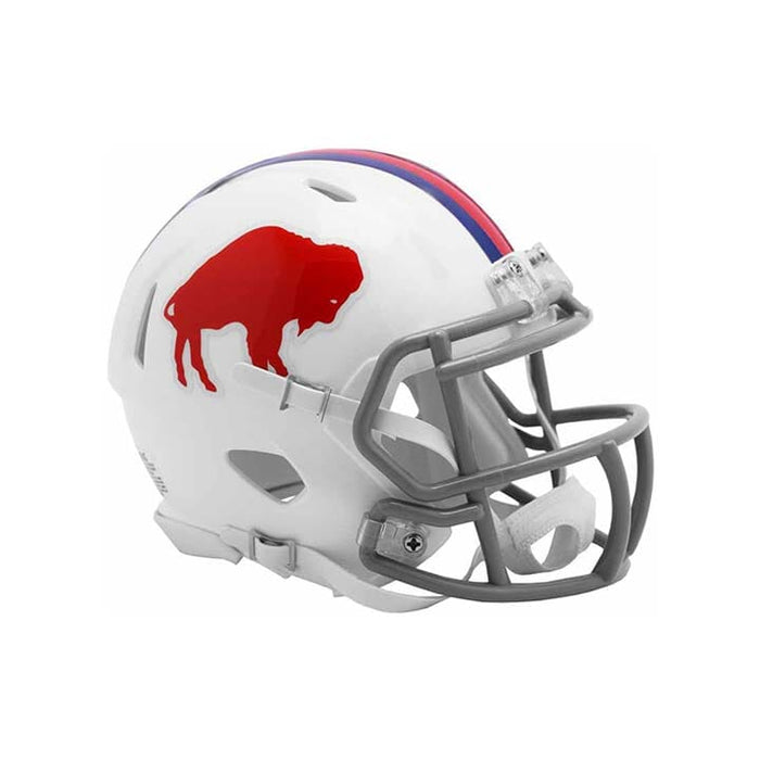 PRE-SALE: Terrel Bernard Signed Buffalo Bills Standing Buffalo Speed Mini Helmet PRE-SALE TSE Buffalo