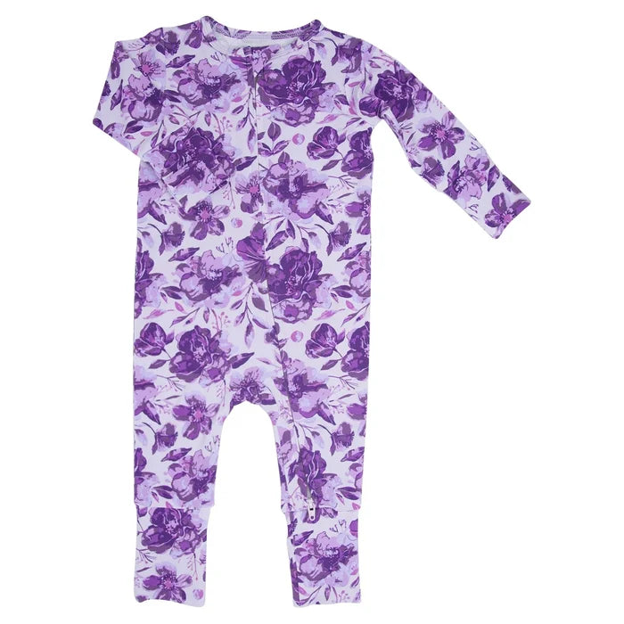 Purple Floral Amelia Bedelia Covertible Romper