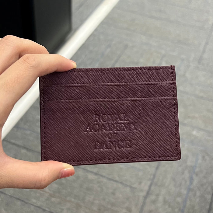 RAD logo leather credit card holder