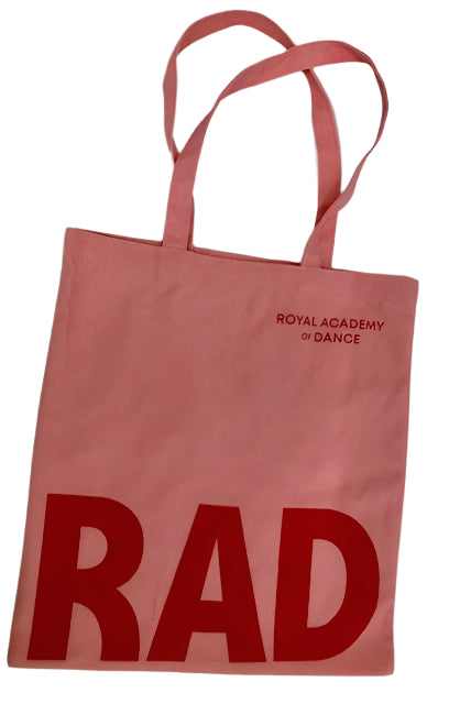 RAD Red Logo tote bag