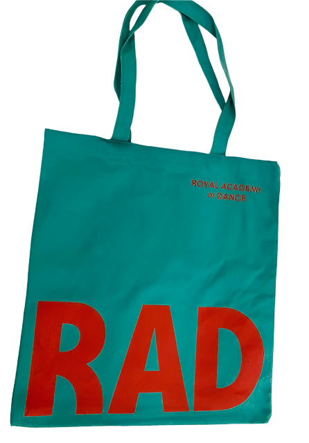 RAD Red Logo tote bag