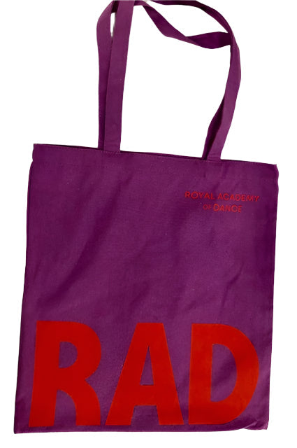 RAD Red Logo tote bag