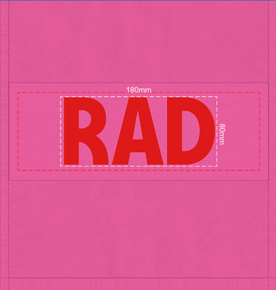 RAD Red Logo Towel