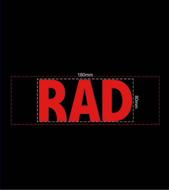 RAD Red Logo Towel