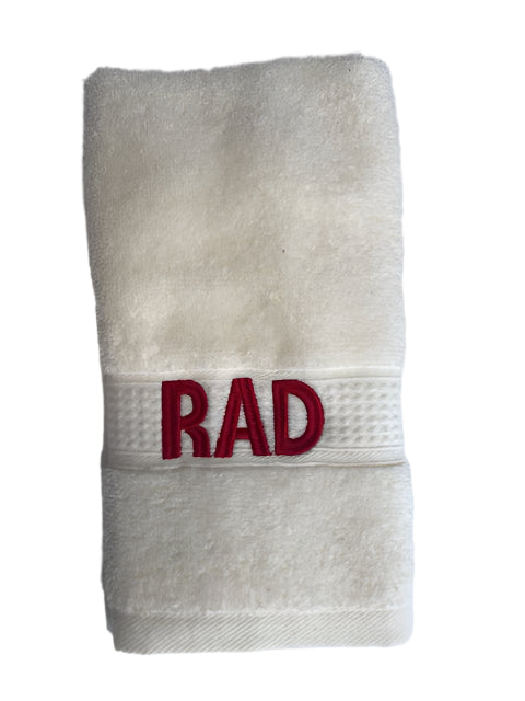 RAD Red Logo Towel
