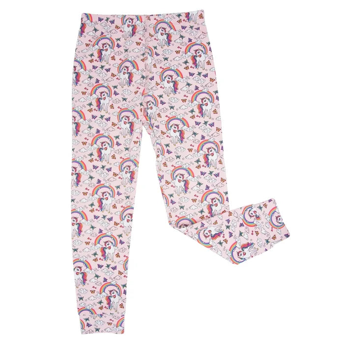 Rainbow Bright Pink Unicorn LS PJ Set