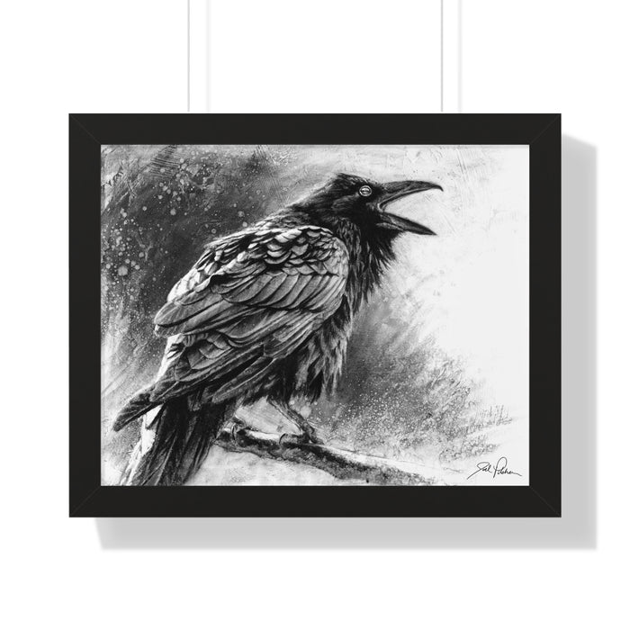 "Raven" Framed Paper Print