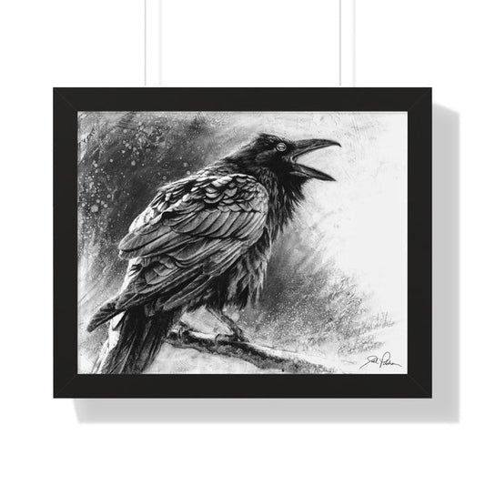 "Raven" Framed Paper Print