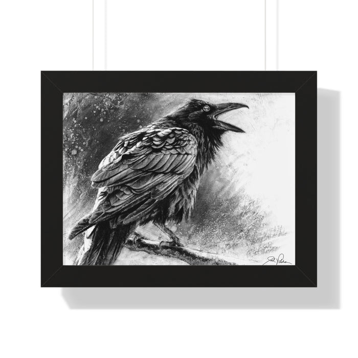 "Raven" Framed Paper Print