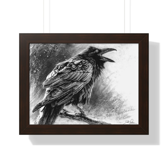 "Raven" Framed Paper Print
