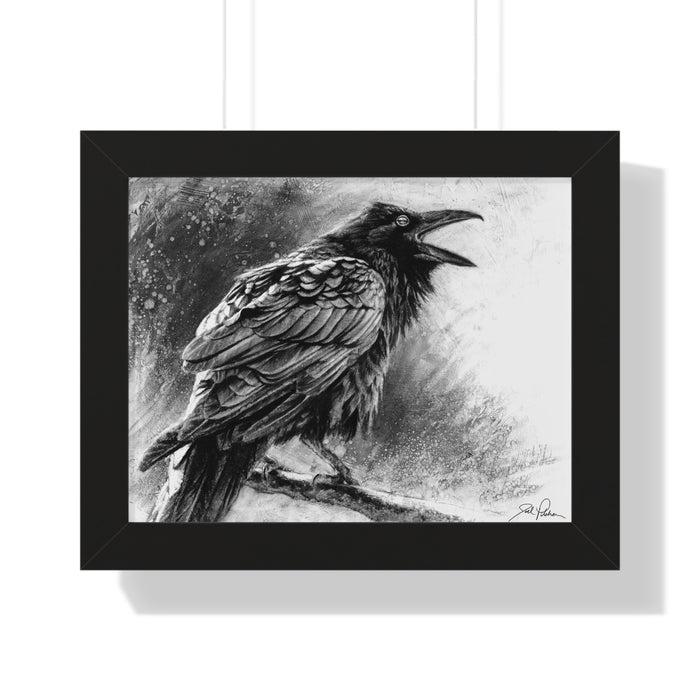 "Raven" Framed Paper Print