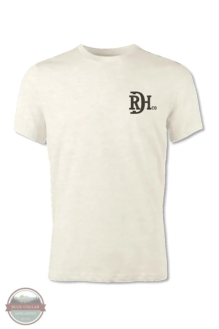 Red Dirt RDHC-T-176 Money Bull Short Sleeve T-Shirt in White, front