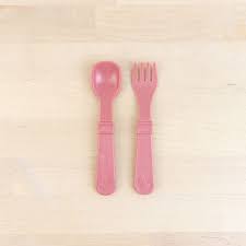 Re-Play Tiny Utensils - Single Fork and Spoon
