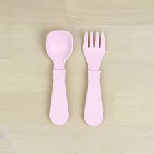 Re-Play Tiny Utensils - Single Fork and Spoon