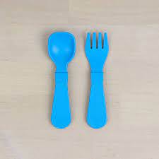 Re-Play Tiny Utensils - Single Fork and Spoon