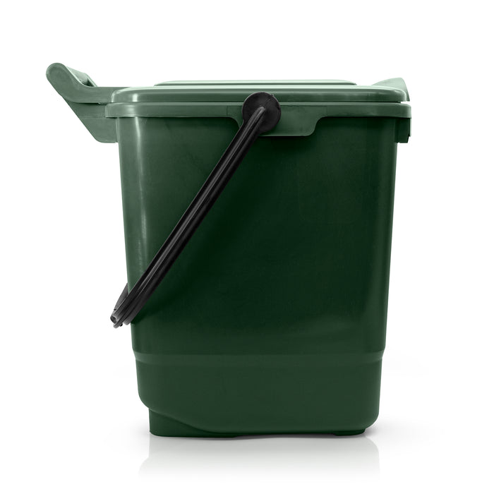 Side of 23 litre nappy waste bin measuring 41cm in height